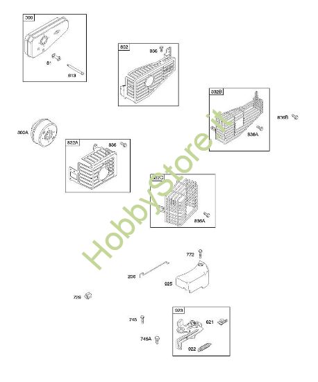 C - Freno, sistema di scarico B&S - 10 €¦ 10D902-0132-B1 brand Stihl